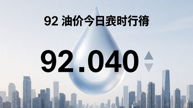 92油价今日实时行情 配图